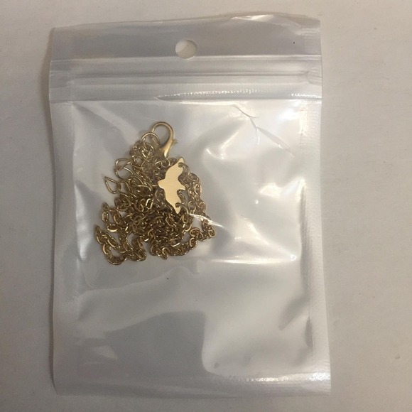 Petite Golden Off-Center Dove Necklace - Picture 8 of 8